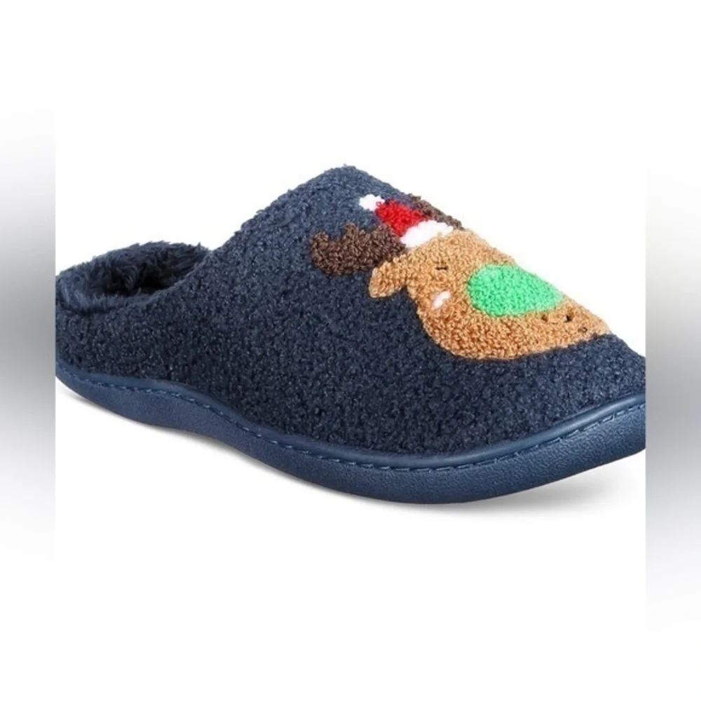FAMILY PAJAMAS Kid's Reindeer Closed-Toe Slippers